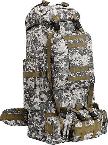 King'sGuard 100L Camping Hiking Backpack Molle Rucksack Military Camping Backpacking Daypack in Kuwait