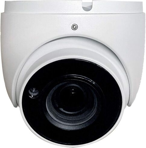 eSecure 4-in-1 AHD/HD-TVI/HD-CVI/960H 5MP IR Eyeball Dome Camera, Fixed Lens, OSD, COC, Home Security Surveillance Dome Camera (White) in Kuwait