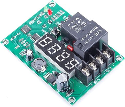 Digital LED Charger Control Controller Module DC DC 6V 12V 24V 36V 48V 6V-60V 30A Storage Lithium Battery Charging Protection Board XH-M600 Relay in Kuwait