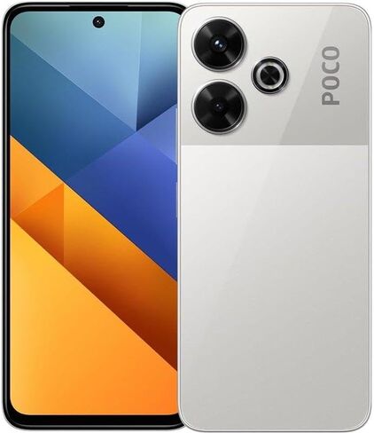 Poco M6 4G LTE GSM (128GB + 6GB) 108MP Triple Camera 6.79" Octa Core (Tmobile Mint Tello Global) Unlocked + (Fast Car 33W) (Purple (Global ROM)) in Kuwait