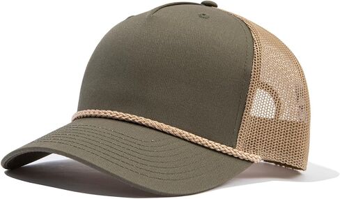 Croogo Mesh Trucker Hat for Men Adjustable Structured Baseball Cap Breathable Vintage Dad Hat Hip Hop Snapback Hat Umpire Cap in Saudi Arabia