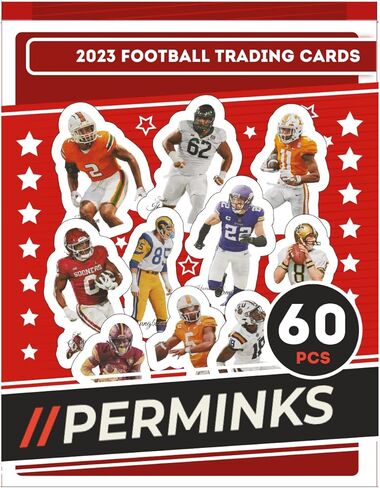 Super Stickers Set of 60 pcs, Vinyl Waterproof Stickers Trading Card The Football Team for Water Bottle Laptop Luggage Guitar Skateboard Car, SSS-60 in Kuwait