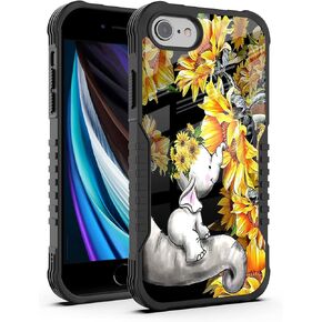 for iPhone SE 2022/2020 Case Men Boys, Baseball Legend Design Heavy Duty Shockproof Hard Plastic Bumper +Soft Silicone Rubber Protective Case for iPhone 7/8/6/6s/SE 3rd 2nd Generation