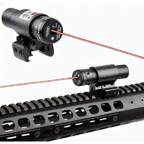 Red Laser Dot Sight for Picatinny Rail Tactical Hunting Red Laser Scope