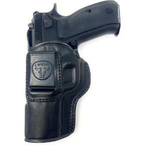Cardini Leather Premium IWB Leather Holster | Fits Ruger SR45, Colt 1911 4", Beretta PX4 Storm Holster, CZ 75 Holster, S&W 1911 SC/E-Series, Kimber 1911 Holster, Taurus 380 PT 58 S Holster