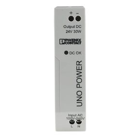 PHOENIX CONTACT UNO-PS/1AC/24DC/30W AC/DC CONVERTER, 30W, 24V, 1.25A