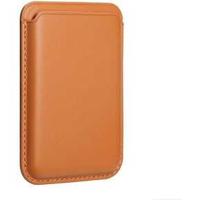 Red Magnetic Card Holder compatible with Magsafe iphones (iPhone 14, iPhone 14 Pro, iPhone 13, iPhone 13 Pro, iPhone 12, and iPhone 12 Pro) Securely holds 1-2 cards