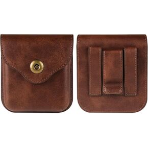 حقيبة خصر للهاتف الخلوي مع حامل بطاقات متوافقة مع هاتف Samsung Galaxy Z Flip 6/Z Flip 5/Z Flip 4/Z Flip 3/Z Flip 4G 5G، حافظة جلدية للرجال مع مشبك حزام وحقيبة خصر للهاتف المحمول in Kuwait