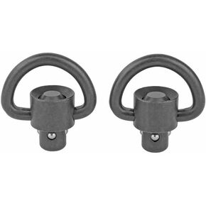 GrovTec Recessed Plunger Manganese Phosphate D Loop Heavy Duty Push Button Swivels