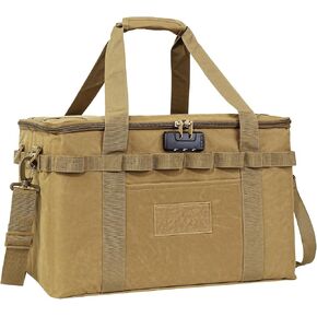 OMISTAR Camping Storage Bag, 36 L Large Utility Tote Bag, Strategical Organizer with Combination Lock & Shoulder Strap, Waterproof Gear Bag, Heavy-Duty Trunk Organizer Bag in Saudi Arabia
