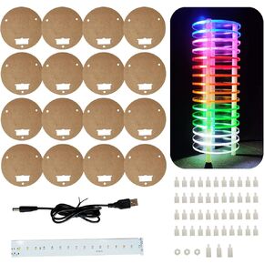 مجموعات الإضاءة الصوتية LED الإلكترونية التي يمكنك صنعها بنفسك (PP16LED-MOON)