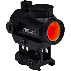 ZBL301 Red Dot Sight, 1x20mm, 3MOA Red Dot, Motion Wake, 10 Brightness Settings, Co-Witness Riser, Low-Profile Mount