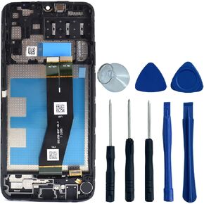 for Samsung Galaxy A14 4G SM-A145P A145P LCD Display Touch Screen Digitizer Assembly with Frame Replacement,Black,6.6“