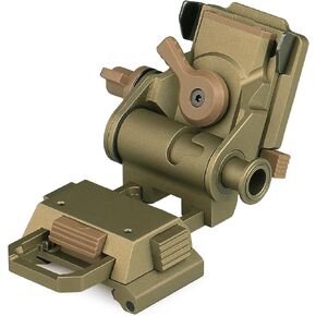 Metal L4G24 Mount Breakaway Night Vision Goggle Mount for Mounting Helmet CNC Fast OPS PJ MH BJ for pvs 18 /PVS31(Tan)