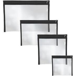 أكياس شفافة مكعبة من PROAIM لملحقات الكاميرا الصغيرة (عبوة من 4 قطع). كيس أشياء مزود بسحاب علوي للمصورين الفوتوغرافيين/مصوري الفيديو أثناء السفر (P-CUCL-01) in Kuwait