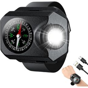 Minsk Running Lights, 1000Lumens Wearable Light Clip on Waist Belt, Super Bright COB Light with Adjustable Large Fanny Packet for Running, Walking, Hiking at Night(Waistlight)