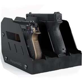 Gun Rack for Handguns, Pistol Holder Organizer Accessories Gun Safe Organizer with Soft Foam Storage