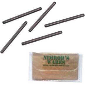 Nimrod's Wares RCBS Decapping Pins Large 100-Pack Reloading 49629 Bundle with Microfiber Cloth