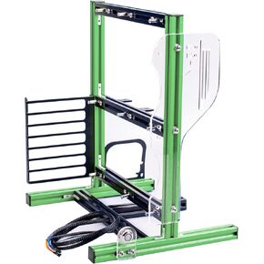 DIY ITX MATX ATX Computer Open Air Case, Aluminum Open Frame Computer Case, PC Test Bench Vertical Motherboard Chassis PC Case DIY Kit (Green Black)