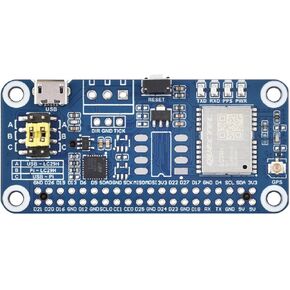 Waveshare LC29H Series Dual-Band GPS Module for Raspberry Pi, Dual-Band L1+L5 Positioning Technology, Supports RTK Rover to Realize High-Precision Centimeter-Level Positioning