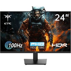 KTC 27 Inch QHD Gaming Monitor, 180Hz 1ms GTG Fast IPS 2K Computer Gamer Monitor, 1440P HDR Frameless Monitor with Adaptive Sync, Tilt Adjustment, VESA Compatible, Eye Care, DisplayPort HDMI, H27T22S
