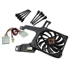 Akust PCI 80mm 8010 Case Fan Cooler with 8pcs Rubber Fan Screws