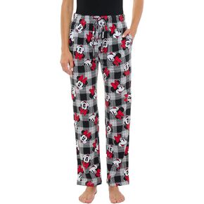 Disney Womens Lounge Pants Pajama Bottoms All Over Print Cotton