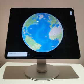 Magnetic Stand for iPad Pro 12.9 inch, Aluminum Stand 360° Rotation, 110° Tilt Silver