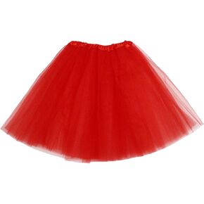 Danballto Christmas Tutu for Women Xmas Holiday Tutu Outfits Elf Adult Tutu Costume with Reindeer Antlers Headband Red Green