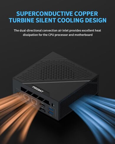 Mini PC N100, Windows 11, Intel 7, 16GB LPDDR5 4800MHz 1TB M.2 SSD, Micro Small Mini Desktop Computer, 4K UHD Triple Display/USB3.1/WiFi5/BT4.2/1000M LAN for Business, School, Office - T8 PLUS in Saudi Arabia
