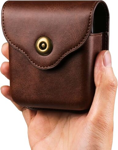 Cellphone Waist Bag with Card Holder Compatible with Samsung Galaxy Z Flip 6/Z Flip 5/Z Flip 4/Z Flip 3/Z Flip 4G 5G, Mens Leather Holster Case with Belt Clip Carrying Case Waist Bag for Cellphone in Kuwait