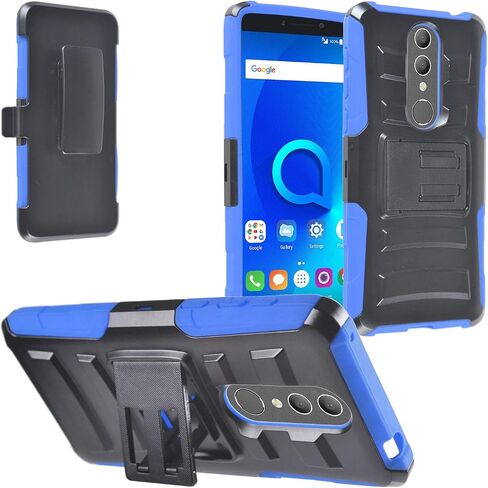 Z-GEN - for Alcatel Onyx 5008R, TCL A1X A503DL - Hybrid Phone Case w/Stand/Belt Clip Holster - CV1 Black in Saudi Arabia