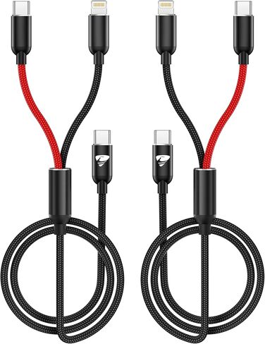 Multi Charging Cable, USB C to USB C Charger USB C to Lightning Cable Fast Type C Charging Cord for iPhone 14 13 12 11 Pro Max Xr Xs,iPad Pro, MacBook Pro,Samsung Galaxy S23/S22/S21,Switch in Saudi Arabia