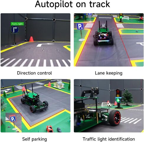 Yahboom Autonomous Driving Professional Kit AI Visual Recognition Function Python Programming ROS Adults Robotic kit Ackerman Chassis Python (with Jetson TX2-NX) in Saudi Arabia