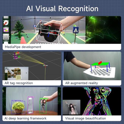 Yahboom Autonomous Driving Professional Kit AI Visual Recognition Function Python Programming ROS Adults Robotic kit Ackerman Chassis Python (with Jetson TX2-NX) in Saudi Arabia
