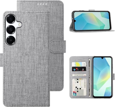 Foluu for Samsung Galaxy A16 4G/5G Wallet Case, PU Leather Flip Folio with [Shockproof TPU Inner Case], Kickstand Card Slots Slim Strong Magnetic Closure Cover for Samsung Galaxy A16 5G 2024 (Blue) in Saudi Arabia