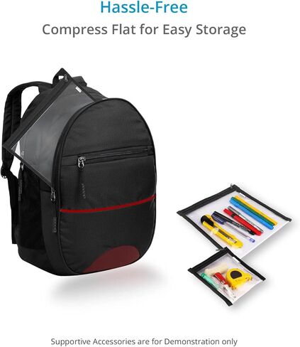 أكياس شفافة مكعبة من PROAIM لملحقات الكاميرا الصغيرة (عبوة من 4 قطع). كيس أشياء مزود بسحاب علوي للمصورين الفوتوغرافيين/مصوري الفيديو أثناء السفر (P-CUCL-01) in Kuwait