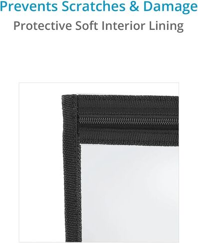 أكياس شفافة مكعبة من PROAIM لملحقات الكاميرا الصغيرة (عبوة من 4 قطع). كيس أشياء مزود بسحاب علوي للمصورين الفوتوغرافيين/مصوري الفيديو أثناء السفر (P-CUCL-01) in Kuwait