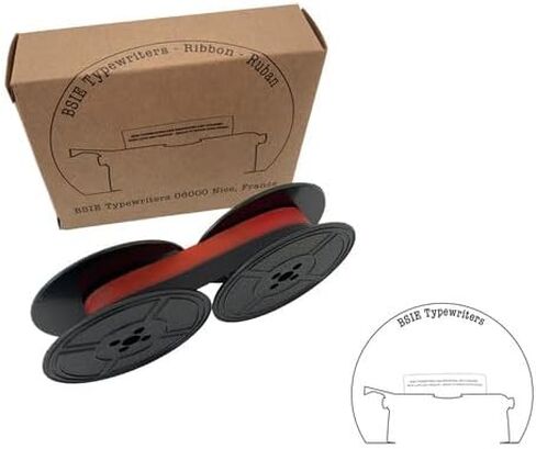 Ribbon for Smith Corona Typewriters - Black & Red - GR9 - BSIE Typewriters (Black) in Kuwait