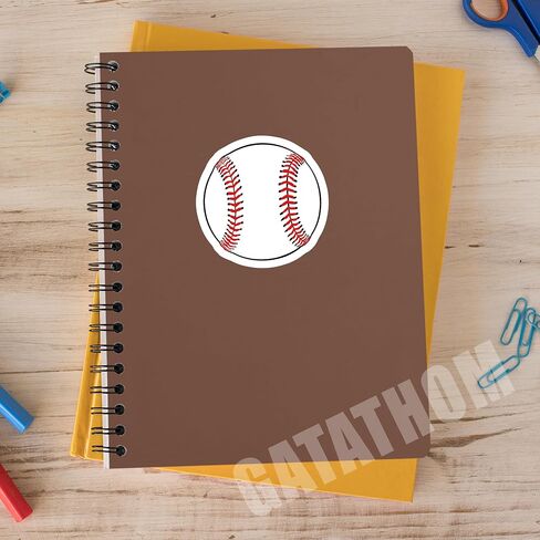 (3Pcs) Baseball Sticker Baseball Accessories Baseball Cutouts Baseball Lover Baseball Gifts Baseball Decals, Waterproof Vinyl Decal for Book Laptop Tumbler Scrapbook Water Bottle Phone Case, 3" x 3" in Saudi Arabia