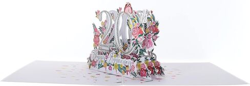Happy 30th Milestone Anniversary 3D Pop Up Greeting Card - Perfect Couple, Elegant Wedding, Marriage, Romantic, Being Together, Pearl Congratulations, Lovebirds in Saudi Arabia
