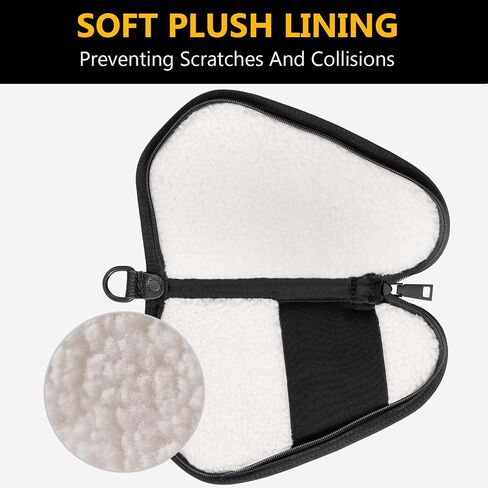 soft Pistol Case, Premium Suede, With Plush-Lining, Pistol Pouch-Large-medium-Small in Saudi Arabia