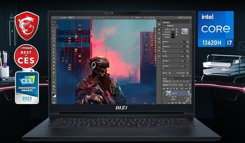 كمبيوتر محمول MSI Stealth 14 FHD فائق النحافة للألعاب - 14 بوصة 165 هرتز FHD-Intel Core i7-13620H - RTX 4060 - Thunderbolt 4 - مع لوحة ماوس (Win 11 Pro، ذاكرة وصول عشوائي 64 جيجابايت | 4 تيرابايت PCIe SSD) in Saudi Arabia