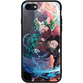 iPhone SE (2020) / SE (2022) 7/8 Anime Novelty Anime iPhone Case Black in Saudi Arabia