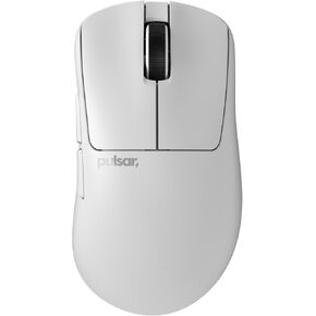 Pulsar Gaming Gears Xlite v4 Wireless Gaming Mouse, Ultra Lightweight 1.9 oz (54g), Ergonomic, Optical Switch, 32000 DPI, 750 IPS, XS-1 Sensor, 8k Compatible (Medium, White)