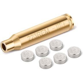 EZshoot Bore Sight 223 5.56mm/243, 308/30-06/25-06/ .270 Red Dot Laser Boresighter with Batteries