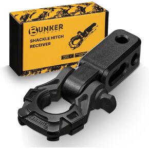 جهاز استقبال وصلة وصلة القيد من بانكر إندست مقاس 3/4 بوصة على شكل حلقة على شكل حرف D مع وصلة وصلة مقطورة تناسب أجهزة الاستقبال مقاس 2 بوصة، وملحقات سحب الطرق الوعرة للشاحنات وسيارات الجيب والالتقاط in Kuwait