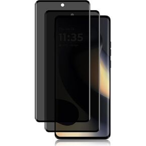 2 pcs Tempered Glass Compatible with Motorola Moto Edge (2024) Privacy Screen Protector [Anti-Spy] [Anti-Scratch] [9H Hardness] Tempered Glass for Motorola Moto Edge (2024) 5G