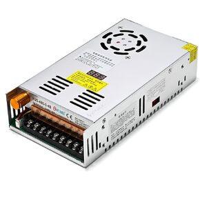 DC Voltage Converter, AC 110V-220V to DC 0-48V Voltage Converter, 480W Adjustable Power Supply Module Switching Power Supply, Voltage Regulator, Digital Display, Smart Cooling Fan