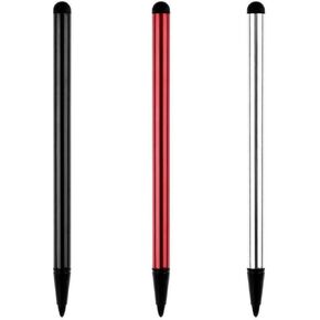3Pcs Black Silver and Red Universal Phone Tablet Touch Screen Pen Stylus for Android iPhone iPad Accessories, Stylus Pens Cell Phones Accessories, Stylus Pens